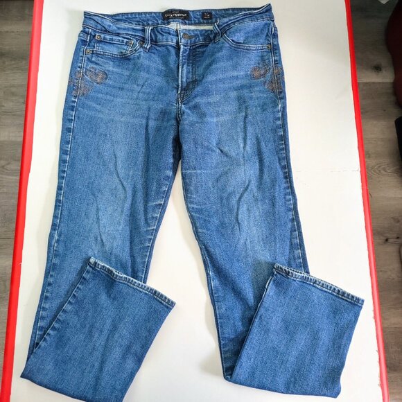 Lucky Brand Denim - Lucky Brand Jeans sweet straight denim blue women's size 12/31